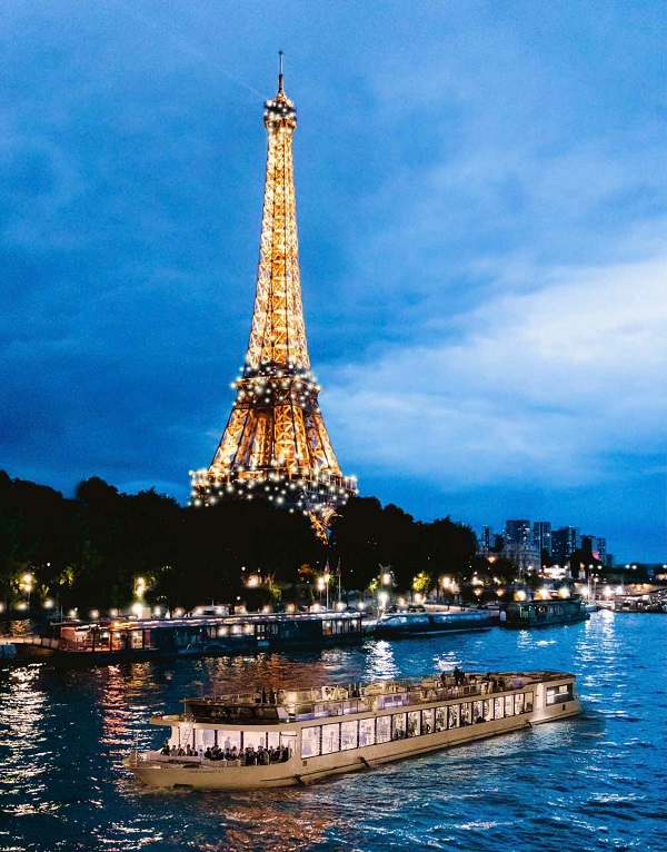 soirée d'entreprise 1 réveillon sur la seine diamant bleu