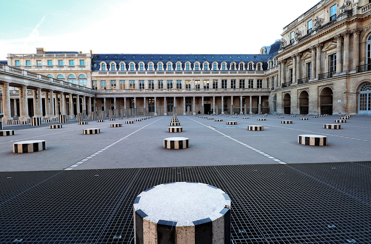 colonnes-de-Buren spot photo paris colonnes de Buren