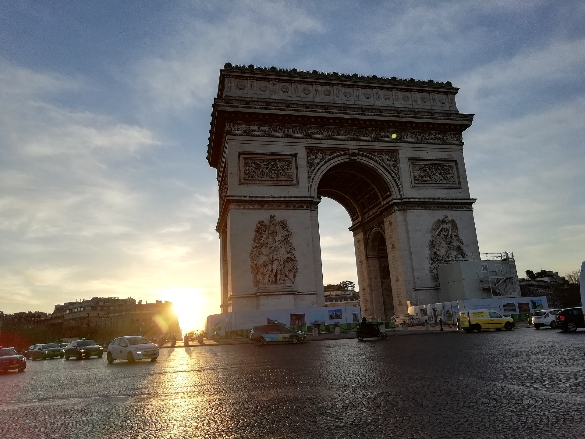 Place de l'étoile à Paris